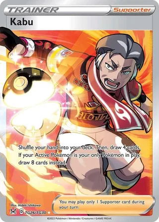 Kabu #TG26 · Lost Origin Trainer Gallery Pokémon card