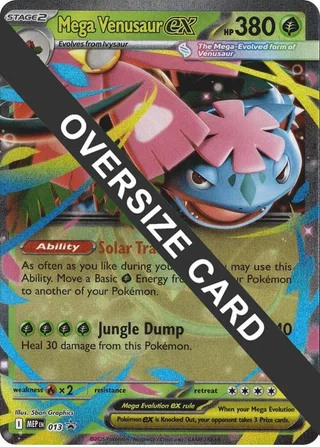 Mega Venusaur ex - 013 #013 · Jumbo cards Pokémon card
