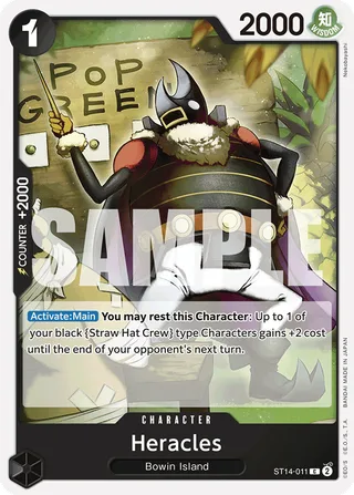 Heracles #ST14-011 · ST-14: Starter Deck 14 3D2Y One Piece card