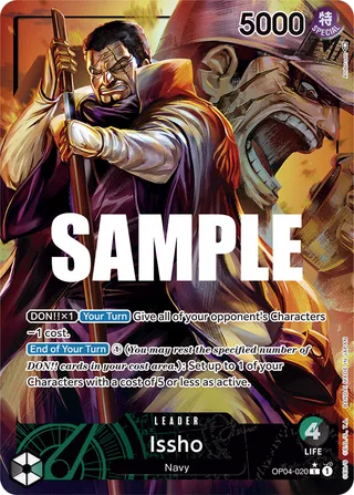 Issho (Alternate Art) #OP04-020-alternate-art · Kingdoms of Intrigue One Piece card