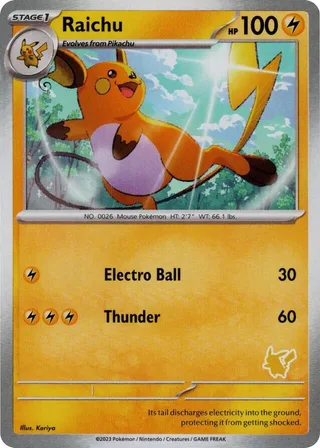 Raichu #18 · My First Battle Pokémon card