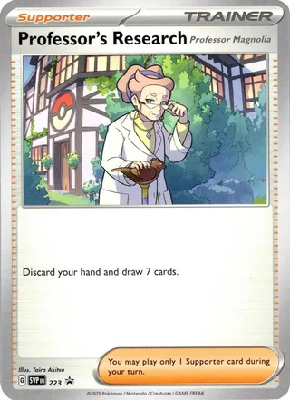Professor's Research #223 · SVP Black Star Promos Pokémon card