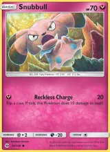 Snubbull #90/149 · Sun & Moon Pokémon card