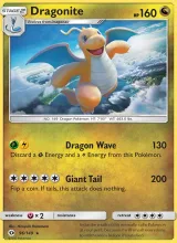 Dragonite · Sun & Moon Pokémon card