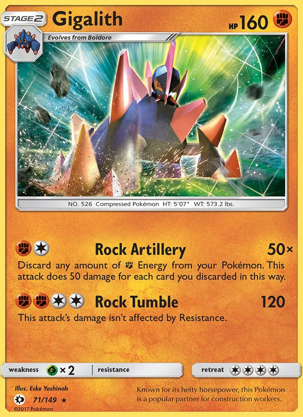 Gigalith full card art