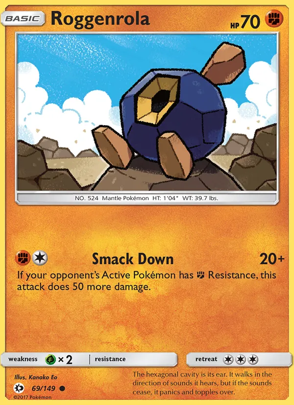 Roggenrola full card art