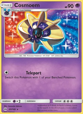 Cosmoem #65 · Sun & Moon Pokémon card
