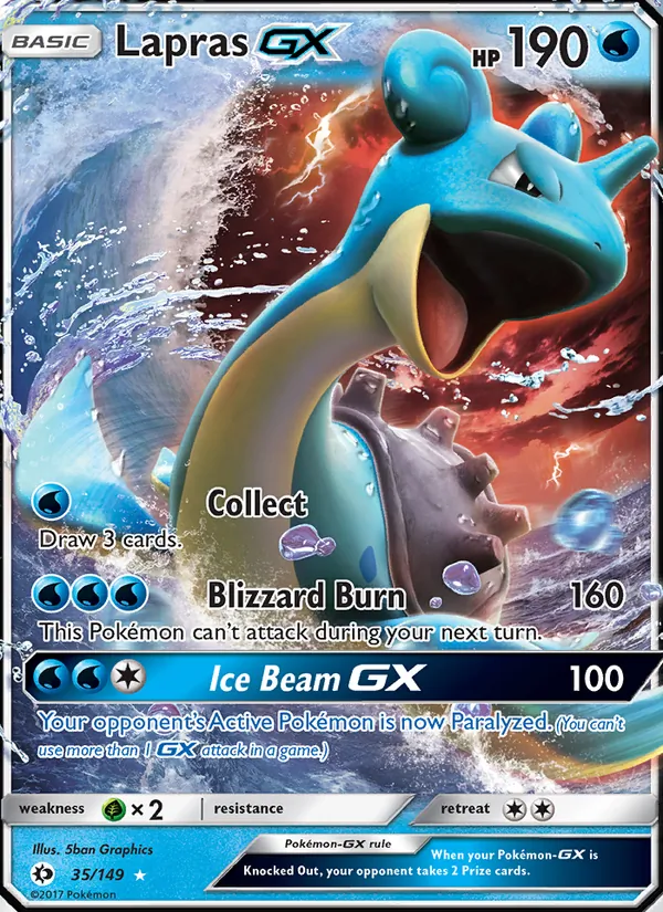 Lapras GX full card art