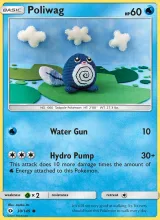 Poliwag · Sun & Moon Pokémon card