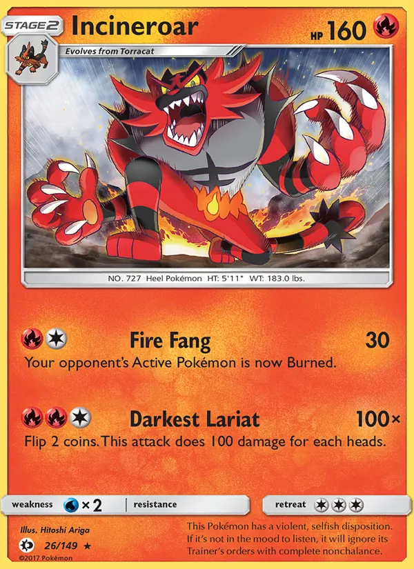 Incineroar full card art