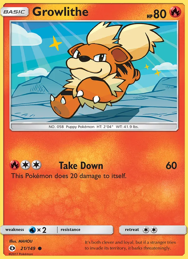 Growlithe full card art