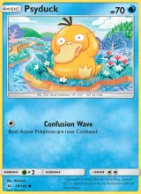 Psyduck · Sun & Moon Pokémon card