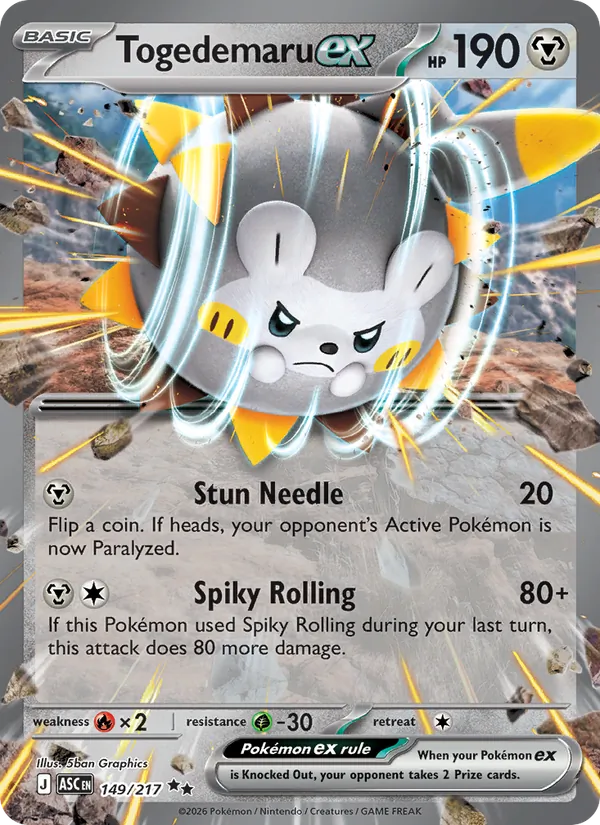 Togedemaru ex full card art