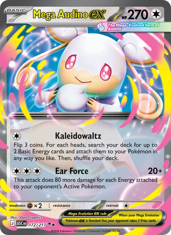 Mega Audino ex full card art