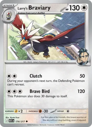 Larry's Braviary #174 · Ascended Heroes Pokémon card