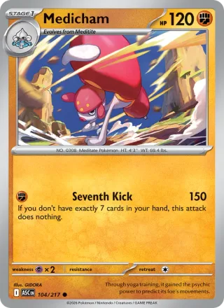 Medicham #104 · Ascended Heroes Pokémon card