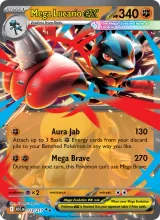 Mega Lucario ex #113/217 · Ascended Heroes Pokémon card