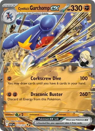 Cynthia's Garchomp ex #111 · Ascended Heroes Pokémon card