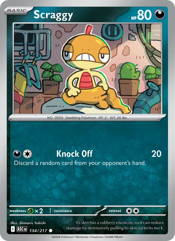 Scraggy full card art