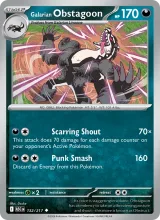 Galarian Obstagoon · Ascended Heroes Pokémon card