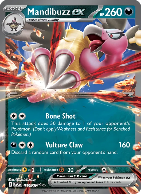 Mandibuzz ex full card art
