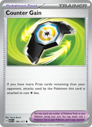 Counter Gain #186 · Ascended Heroes Pokémon card