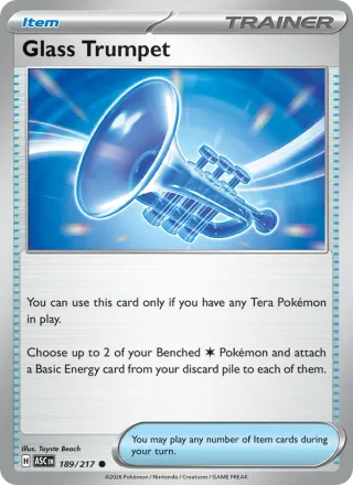 Glass Trumpet #189 · Ascended Heroes Pokémon card