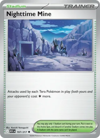 Nighttime Mine #197 · Ascended Heroes Pokémon card