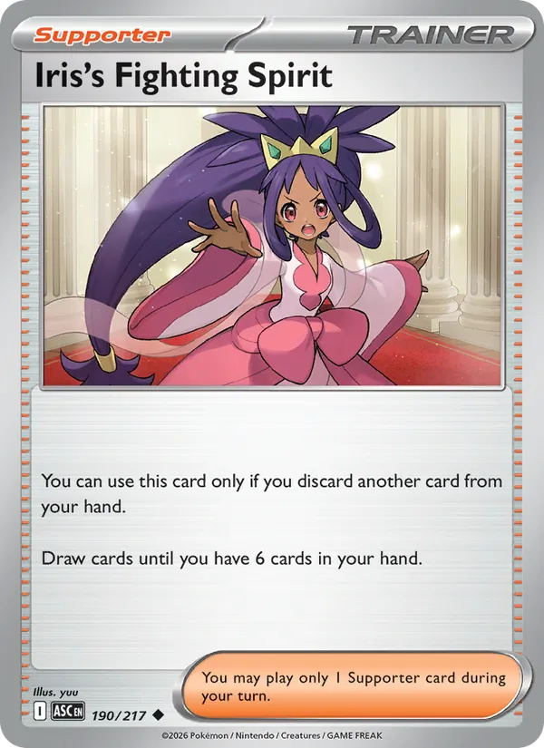 Iris's Fighting Spirit full card art