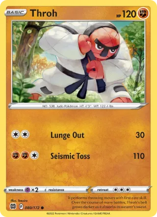 Throh #080 · Brilliant Stars Pokémon card