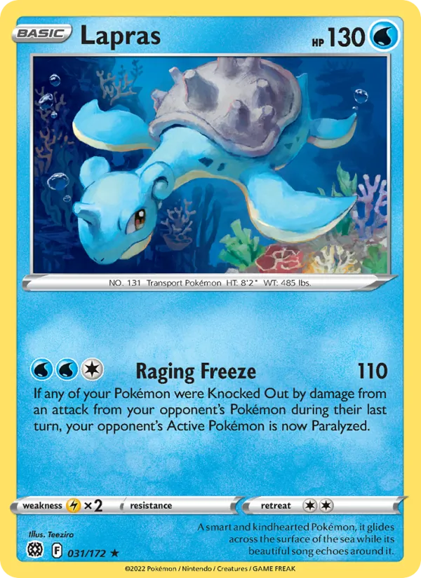Lapras full card art