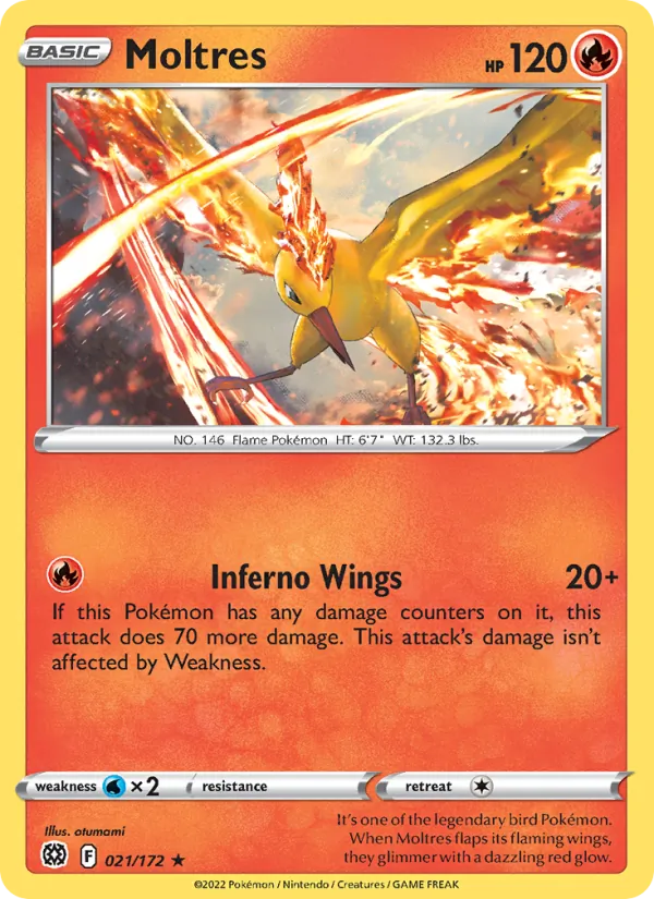 Moltres full card art