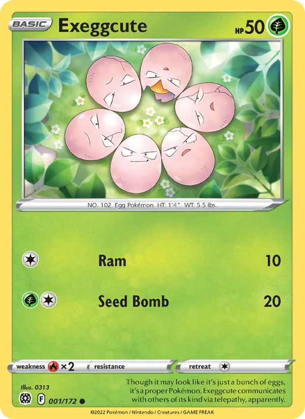 Exeggcute full card art