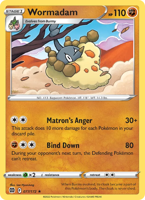 Wormadam full card art