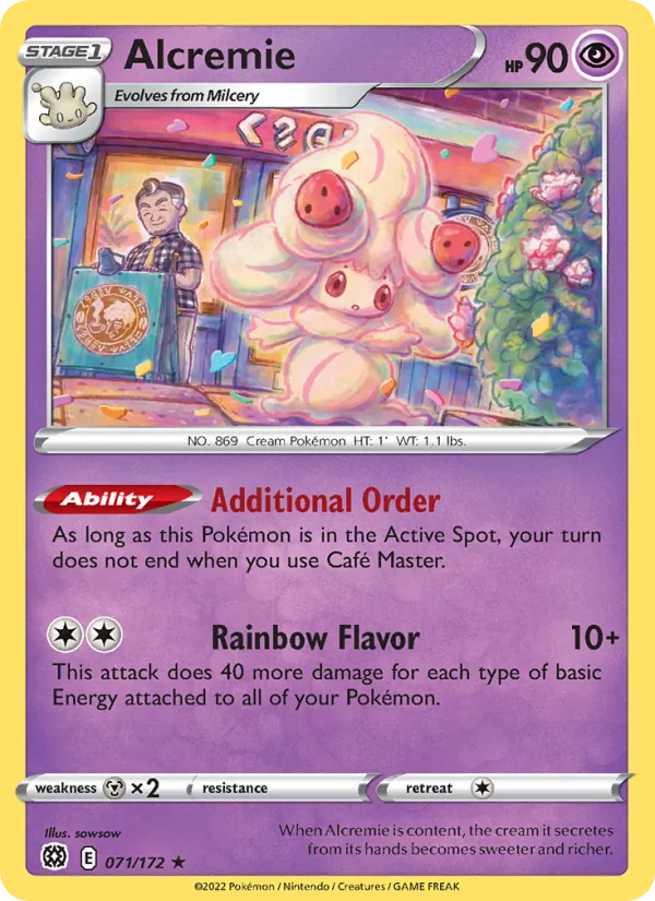 Alcremie full card art