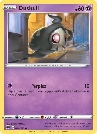 Duskull #060 · Brilliant Stars Pokémon card