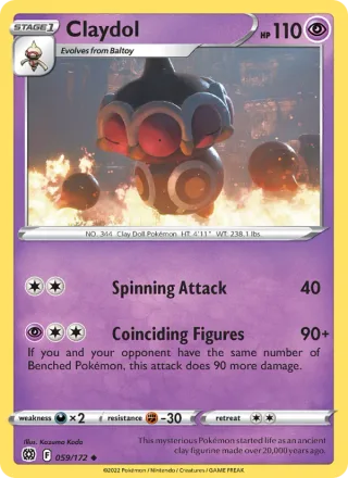 Claydol #059 · Brilliant Stars Pokémon card