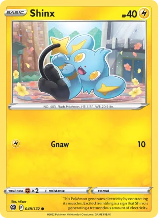 Shinx #049 · Brilliant Stars Pokémon card