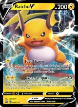 Raichu V · Brilliant Stars Pokémon card