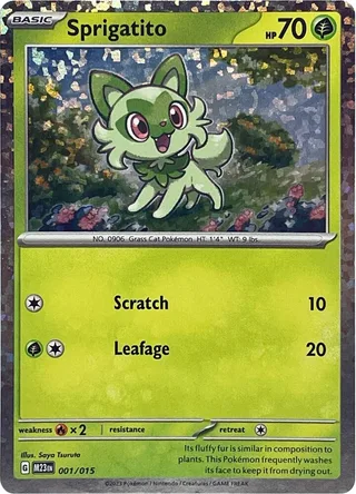 Sprigatito #1 · McDonald's Collection 2023 Pokémon card
