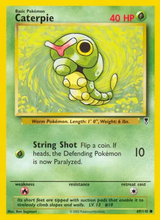 Caterpie #69 · Legendary Collection Pokémon card