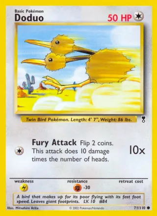 Doduo #71 · Legendary Collection Pokémon card