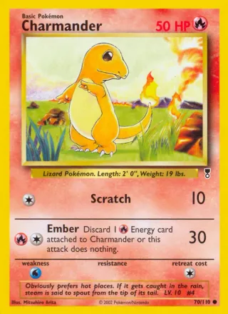 Charmander #70 · Legendary Collection Pokémon card