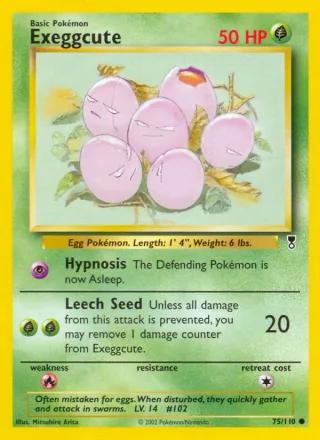 Exeggcute #75 · Legendary Collection Pokémon card