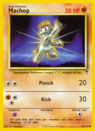 Machop #79 · Legendary Collection Pokémon card