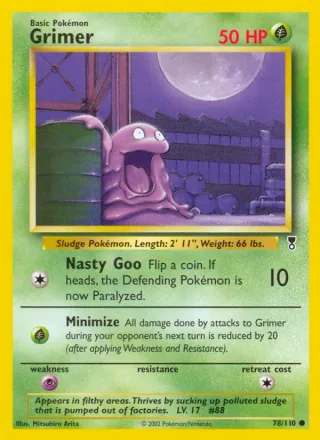 Grimer #78 · Legendary Collection Pokémon card