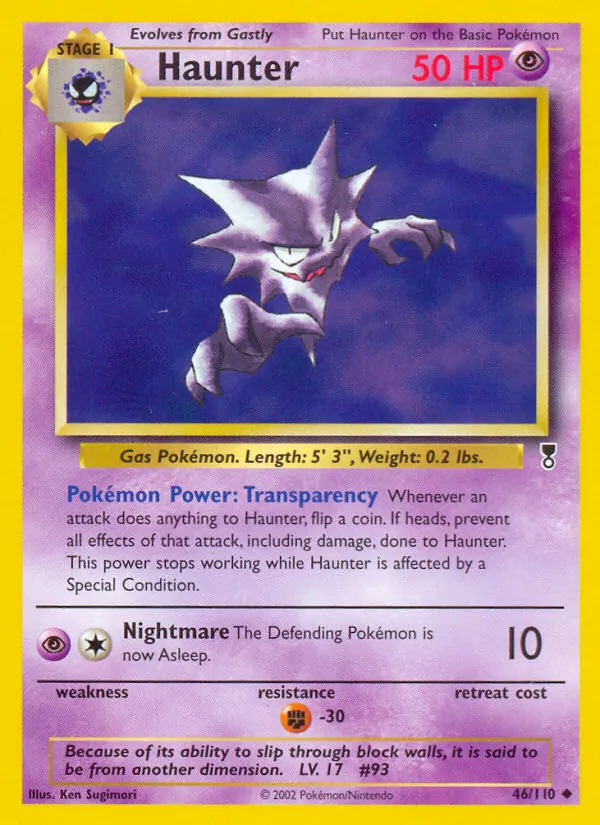 Haunter full card art
