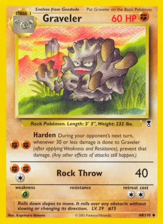 Graveler #44 · Legendary Collection Pokémon card