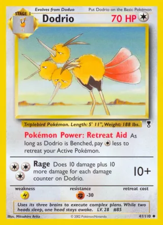 Dodrio #41 · Legendary Collection Pokémon card