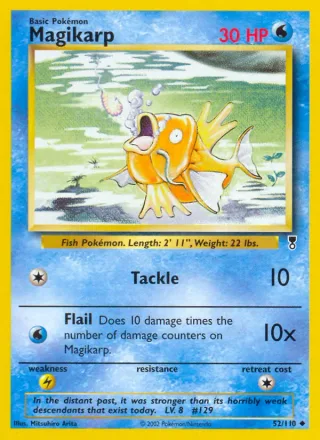 Magikarp #52 · Legendary Collection Pokémon card
